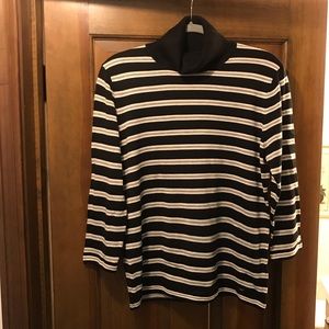 Tommy Hilfiger Striped Quarter Sleeve Sweater